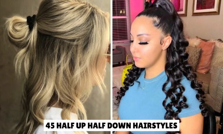 45 Half-Up Half-Down Hairstyles Ideas for 2024