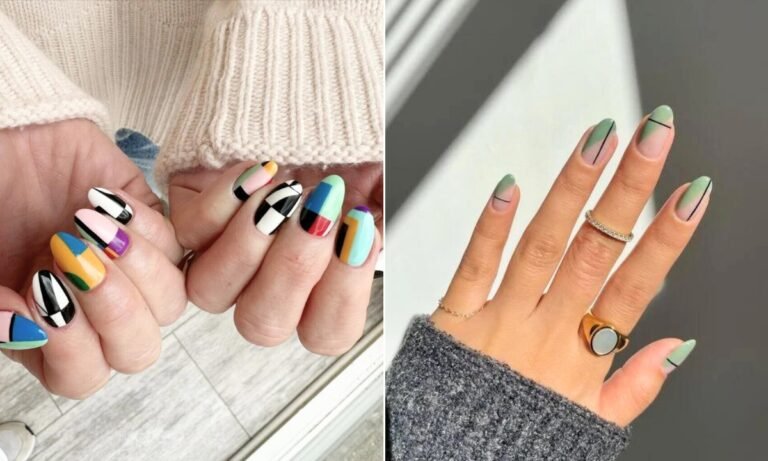 37 Geometric Nails Ideas 2024