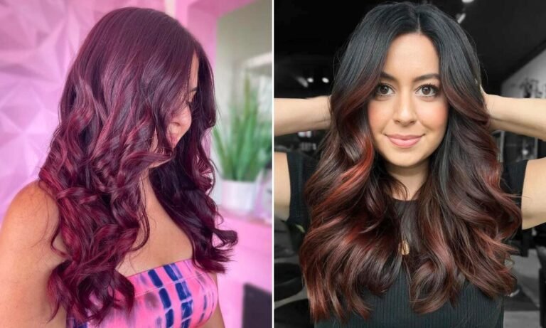 26 Merlot Hair Color Ideas 2024