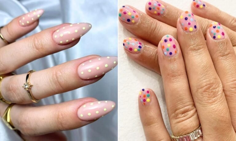 45 Polka Dot Nails Ideas 2024