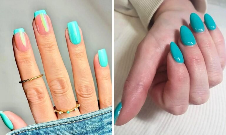 35 Turquoise Nails Ideas 2024