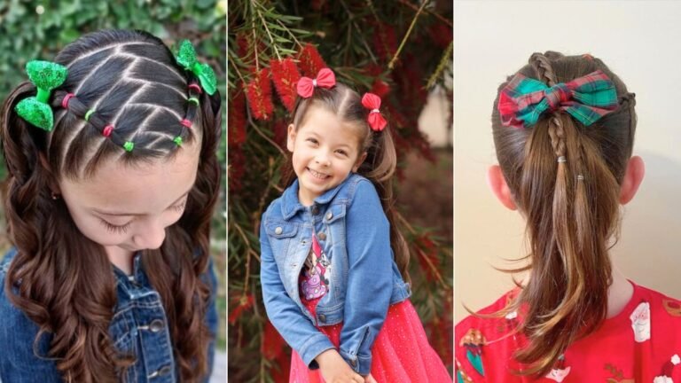 18 Christmas Hairstyles for Kids 2024