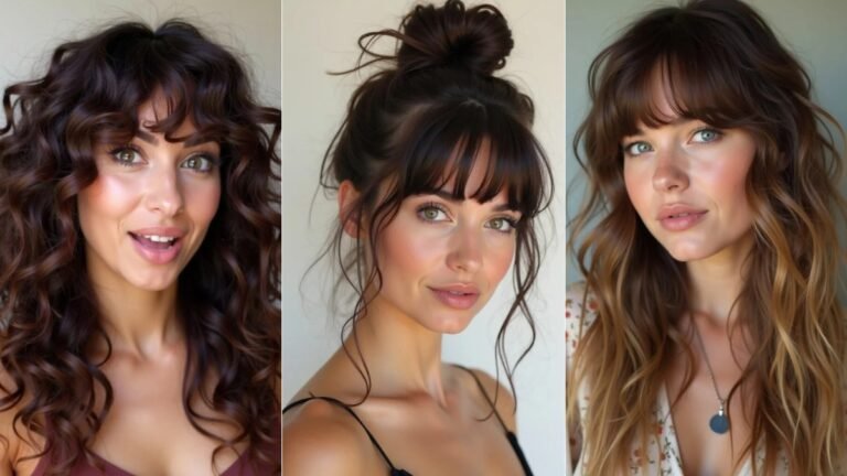 22 Stylish Baby Bangs Long Hair Ideas for 2025