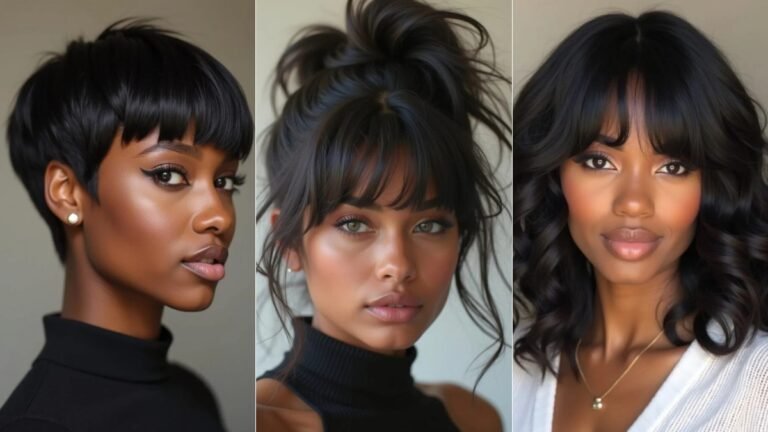 18 Stunning Bangs Hairstyles for Black Women 2025