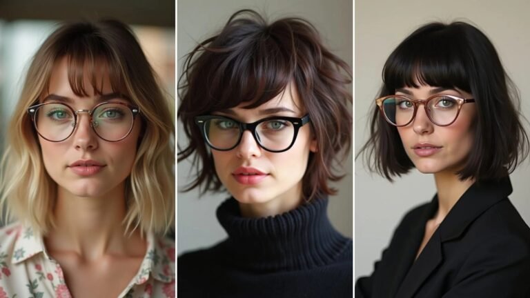 22 Bangs With Glasses Hairstyle Ideas 2025