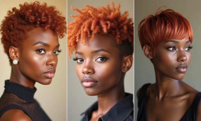 22 Stunning Ginger Pixie Cuts for Black Women to Rock in 2025